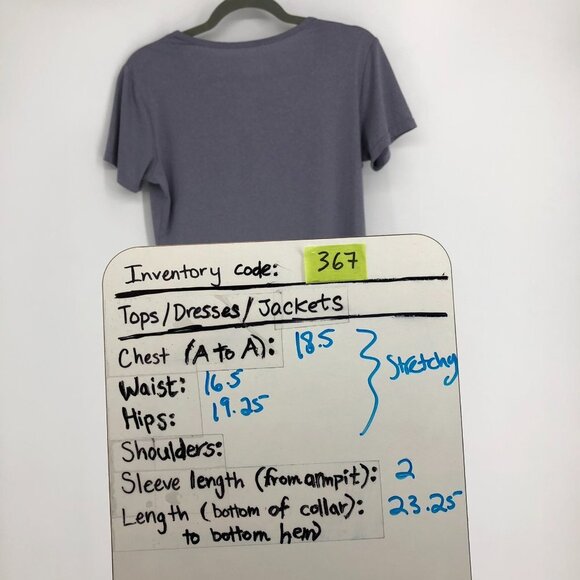 32 Degrees Lavender Round Neck Short  Sleeve Activewear Shirt M - Picture 8 of 9